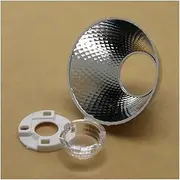Microscopes Equipment Plastic Diameter 50 70MM COB led Condenser Reflector Cup Bowl with Bracket Holder for lamp Beads 1414(D70H40M21)