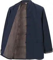 [YUUSONSM] Tang Suit, Winter Thick Jackets Cotton Suit Coats Men Warm Tai Chi Uniform Chinese Kung Fu Clothing Tops