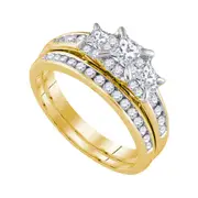1 CTW-Diamond 1/4CT-CPR BRIDAL SET