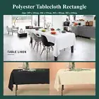 Trestle Rectangle Tablecloths Wedding Event Polyester Tableware Table Cloths