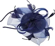 [GLSTOY] Gauze Fascinator Headband for Women Elegant Wedding Hat with Flower Design for Tea Parties Banquets and Special Occasions Stylish Hair Decor