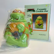 Teenage Mutant Ninja Turtles Michelangelo Cookie Jar Vintage Brand New In Box