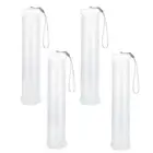 4 Piece Extendable Plastic Paint Brush Case Storage Pencil Container M9A42647