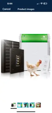 VOSKO Automatic Chicken Coop Door with Light Sensor & Timer Control
