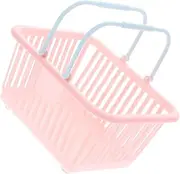 WATIIFUFU Mini Picnic Storage Basket with Carry Handle Versatile Play Shopping Basket for Compact Organizer for Home and Outdoors