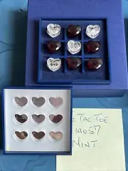 Swarovski Tic Tac Toe set 614057 mint in original box.
