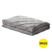 DreamZ 9KG Anti Anxiety Weighted Blanket Gravity Blankets Grey Colour