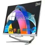 All IN One I3 24 " Curved Win 11 RAM 16 SSD 960 GB Gpu Rx550 4gb Computer
