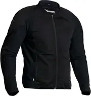 Halvarssons Edane, textile-/protector jacket , color: Black , size: 3XL