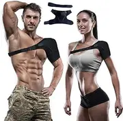 Shoulder Brace,Adjustable Shoulder Brace,Shoulder Support Brace,Torn Rotator Cufffor Men and Women,prevention Tendonitis, Dislocation, AC Joint, Bursitis, Labrum Tear, Pain, Left/Right