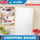 Cutting Large Chopping Board White Polyethylene Stand Home Kitchen Serving Plate