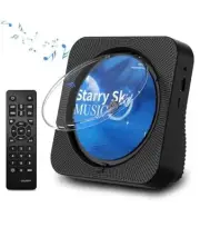 Cd Player Portable Bluetooth 5.1 Desktop Cd Player With Hifi Sound Speakers rem