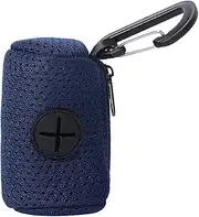 Dog Waste Bag Dispenser | 2.73 * 1.95 Inch Cloth Mail Fit Dog Bags Holder with Zipper - Large Capacity Dog Poop Holder Supplies