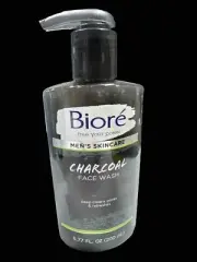 Biore Mens Charcoal Face Wash Deep Cleans & Refresh’s “New” 6.77 Fl oz.(200ml)
