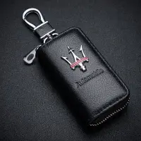 在飛比找蝦皮購物優惠-Maserati 瑪莎拉蒂 汽車專用真皮鑰匙包 Ghibli