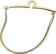 [Holibanna] Stylish Men's Gold Tie Chain Twisted Tie Chain Anti-tarnish Finish Ideal for Necklace