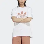 ADIDAS TREFOIL T-SHIRT IA4818 男 短袖上衣 T恤 亞洲版 休閒 經典 三葉草 白 粉橘