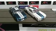 2 AFX RACING H.O. SCALE SLOT CAR BODIES ONLY 1965 SHELBY GT350R & SHELBY GT350
