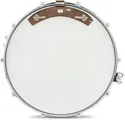 Snareweight M80 Walnut Brown Drum Dampener - 1 Pack - Leather - Brass Flange - M8 Thread