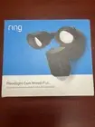 Ring Floodlight Cam Wired Plus Outdoor Wired Full HD Surveillance Camera - Black