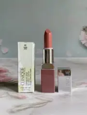 Clinique Pop Lip Color + Primer Lipstick in “01 NUDE POP” Full Size - NEW