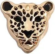[MISSU JEWELLRY] Hollow Cheetah Head Collar Brooch Leopard Suit Lapel Pin for Mens Dress
