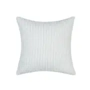 Vintage Ticking Blue Stripes With Feather Down Insert Pillow