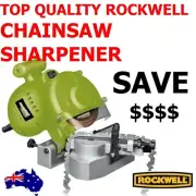 QUAKITY ROCKWELL CHAINSAW SHARPENER 200 WATT CHAIN SAW FILE GRINDER GARDEN TOOL