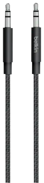 Belkin 3.5mm Aux Premium Braided Cable (Black)