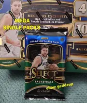 2023-24 Panini Select NBA Basketball MEGA Single Packs IN HAND WEMBANYAMA