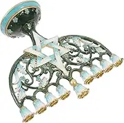 GETAJGHSD Stylish Metal Candle Holder for Pillar Candles Retro Tealight Holder for Hanukkah Christmas Decor Dual-Purpose Candelabrum Artful Centerpiece for Festive Home Decoration
