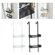 Hanging Shower Caddy Over the Door Rustproof Bathroom Tidy Organizer Shelf
