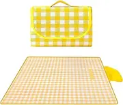 Foldable Picnic Blanket | Picnic Blankets Waterproof Foldable - 80X80Inch Anti-Moisture Washable Weatherproof Quick-Dry Rug for Beach Camping Hiking Outdoor Activities