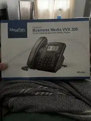 Polycom VVX 300 Business Media Phone (2200-46135-001) Brand New In Box