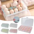 Grids Egg Storage Box Case Refrigerator Plastic Storage Rack Holder Container AT