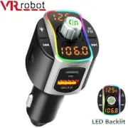 Car FM Transmitter Bluetooth 5.0 MP3 Audio Player QC3.0+PD Fast Charger