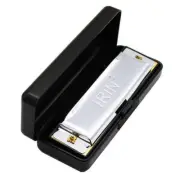 10 Hole 20 Tone Key C Diatonic Harmonica Mouth Organ with Storage Box