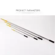 New 1.5/1.7/1.9m Head Ring Prong Harpoon Spear Rod Fish Dip Net Telescopic Bar