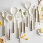 Silicone Cooking Spatula Scraper Soup Ladle Household Kitchen Tools
