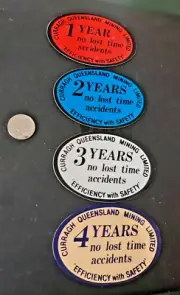 coal mining stickers 4 Curragh Qld Minning No Lost Time