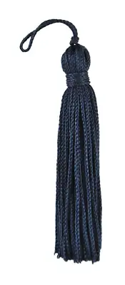 Chainette Tassel, Style# RT03, Color# J3 - Navy Blue [Set of 10]