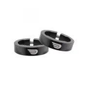 PURE CYCLES GRIPS PURE LOCKON GRIPPIN OUT LOCK RINGS ONLY BK