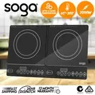 SOGA Cooktop Portable Induction LED Electric Double Duo Hot Plate Burners Stove