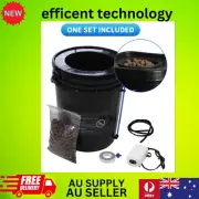NEW GROZY 20L DWC GROW SYSTEM DEEP WATER CULTURE HYDROPONICS GROW Airation Kit