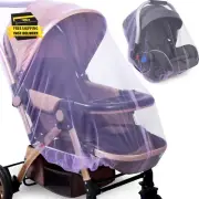 Durable Baby Mosquito Net (2 Pack) - Perfect Bug Net for Strollers, Bassinets, C