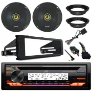 JVC KD-T92MBS CD Receiver, 2x 6.5" Speaker, Handlebar, Accessories(Harley 98-13)