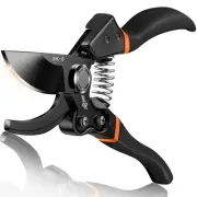 Pruning Shears for Gardening - 8.5" Professional Bypass Garden Scissors & Cli...
