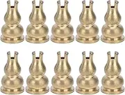 QANYEGN Incense Burner Gourd Shaped Brass, Gourd Incense Holder Set, Cone Holder Gourd Incense Burner for Home Office, Living Room, Yoga, and Teahouse