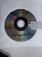 Toshiba Drivers Installation DVD Disk for Qosmio F25 Series Notebooks