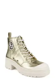 ZIGI Strellah High Top Sneaker in Gold Metallic at Nordstrom, Size 8